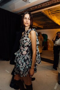Backstage at Collina Strada Fall 2025 Ready-to-Wear Collection