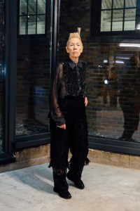 Backstage at Collina Strada Fall 2025 Ready-to-Wear Collection