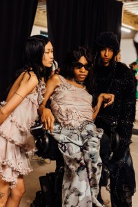 Backstage at Collina Strada Fall 2025 Ready-to-Wear Collection