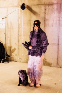 Backstage at Collina Strada Fall 2025 Ready-to-Wear Collection
