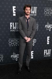 Chase Stokes at the 30th Annual Critics Choice Awards held at The Barker Hangar on February 7, 2025 in Santa Monica, California.