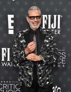 Jeff Goldblum at the 30th Annual Critics Choice Awards held at The Barker Hangar on February 7, 2025 in Santa Monica, California.