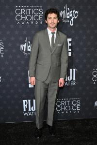 Logan Lerman at the 30th Annual Critics Choice Awards held at The Barker Hangar on February 7, 2025 in Santa Monica, California.