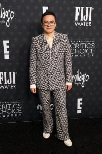 Bowen Yang at the 30th Annual Critics Choice Awards held at The Barker Hangar on February 7, 2025 in Santa Monica, California.