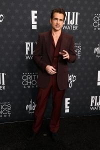 Colin Farrell at the 30th Annual Critics Choice Awards held at The Barker Hangar on February 7, 2025 in Santa Monica, California.