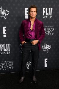 Matt Bomer at the 30th Annual Critics Choice Awards held at The Barker Hangar on February 7, 2025 in Santa Monica, California.