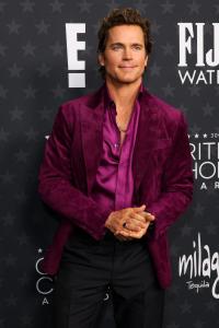 Matt Bomer at the 30th Annual Critics Choice Awards held at The Barker Hangar on February 7, 2025 in Santa Monica, California.