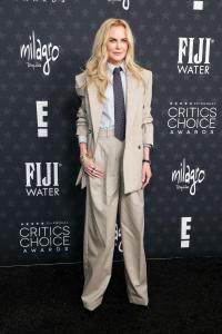 Nicole Kidman at the 30th Annual Critics Choice Awards held at The Barker Hangar on February 7, 2025 in Santa Monica, California.