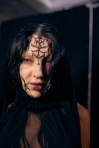 Backstage at Dilara Findikoglu Fall 2025 Ready-to-Wear Collection at London Fashion Week