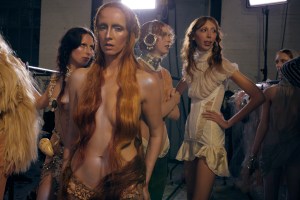 Backstage at Dilara Findikoglu Fall 2025 Ready-to-Wear Collection at London Fashion Week