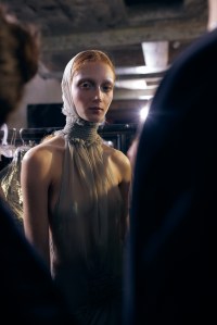 Backstage at Dilara Findikoglu Fall 2025 Ready-to-Wear Collection at London Fashion Week