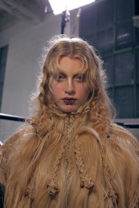 Backstage at Dilara Findikoglu Fall 2025 Ready-to-Wear Collection at London Fashion Week