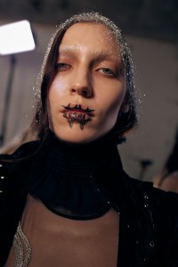 Backstage at Dilara Findikoglu Fall 2025 Ready-to-Wear Collection at London Fashion Week