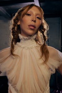 Backstage at Dilara Findikoglu Fall 2025 Ready-to-Wear Collection at London Fashion Week
