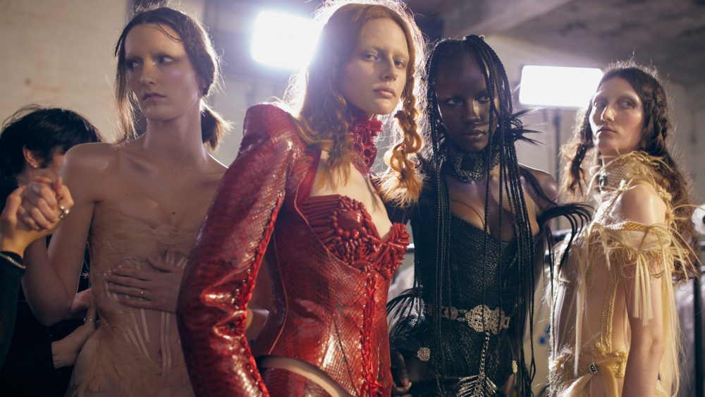 Backstage at Dilara Findikoglu Fall 2025 Ready-to-Wear Collection at London Fashion Week