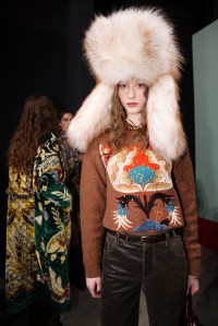 Backstage at Etro Fall 2025 Ready-to-Wear Collection at Milan Fashion week
