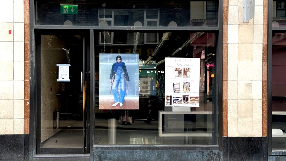 Eytys London store is now closed