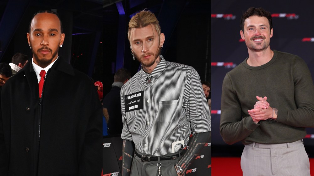 F1 75 Live Red Carpet Photos: Lewis Hamilton, Machine Gun Kelly, Dylan Efron and More