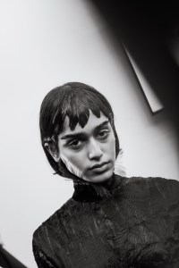 Backstage at the Fforme spring 2025 ready-to-wear show at New York Fashion Week.