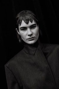 Backstage at the Fforme spring 2025 ready-to-wear show at New York Fashion Week.