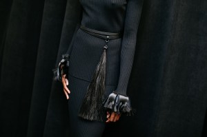 Backstage at the Fforme spring 2025 ready-to-wear show at New York Fashion Week.