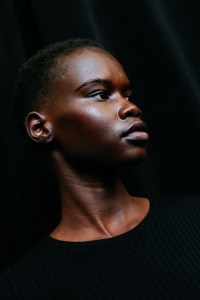 Backstage at the Fforme spring 2025 ready-to-wear show at New York Fashion Week.