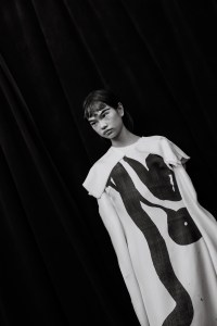 Backstage at the Fforme spring 2025 ready-to-wear show at New York Fashion Week.