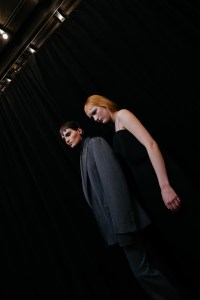 Backstage at the Fforme spring 2025 ready-to-wear show at New York Fashion Week.