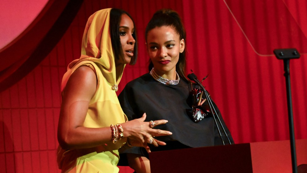 Kelly Rowland and Aurora James