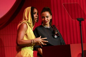 Kelly Rowland and Aurora James
