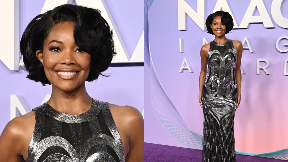 Gabrielle Union at the 56th NAACP Image Awards held at the Pasadena Civic Auditorium on Feb. 22, 2025, in Los Angeles.