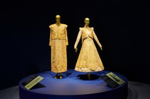Traditional Chinese wedding outfits designed by Guo Pei.