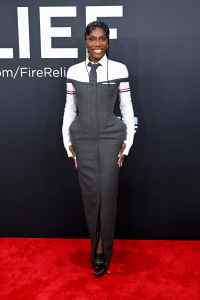 Doechii in Thom Browne