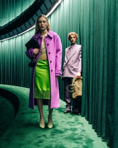 Backstage at Gucci Fall 2025 Ready-to-Wear Collection at Milan Fashion Week