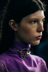 Backstage at Gucci Fall 2025 Ready-to-Wear Collection at Milan Fashion Week
