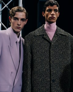 Backstage at Gucci Fall 2025 Ready-to-Wear Collection at Milan Fashion Week