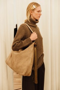 Backstage at the Kallmeyer spring 2025 ready-to-wear show at New York Fashion Week.