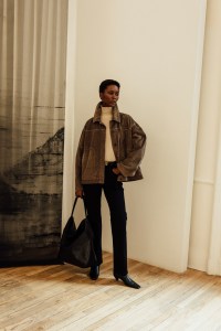 Backstage at the Kallmeyer spring 2025 ready-to-wear show at New York Fashion Week.