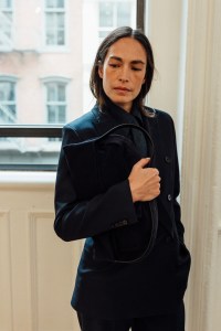 Backstage at the Kallmeyer spring 2025 ready-to-wear show at New York Fashion Week.