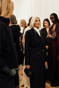 Backstage at the Kallmeyer spring 2025 ready-to-wear show at New York Fashion Week.