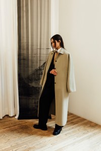 Backstage at the Kallmeyer spring 2025 ready-to-wear show at New York Fashion Week.