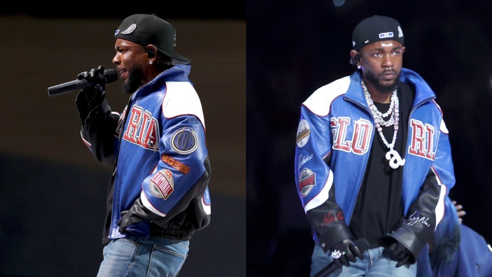 Kendrick Lamar, Super Bowl LIX, Martine Rose gloria jacket, celine jeans, Nike Airs, New Orleans, Halftime Show