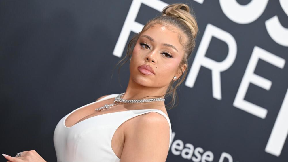 US rapper Latto arrives for the 67th Annual Grammy Awards at the Crypto.com Arena in Los Angeles on February 2, 2025.
