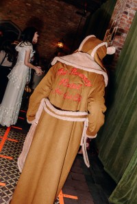 Backstage at the Lingua Franca Fall 2025 Ready-to-Wear show at New York fashion week.