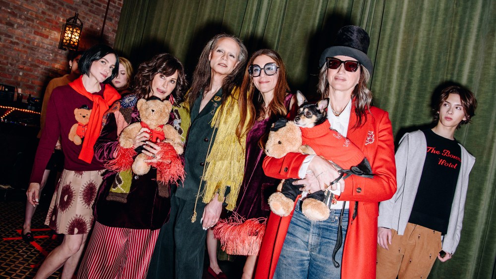 Leigh Lezark, Gina Gershon, Jordan Roth, Dani Stahl, and Jenna Lyons