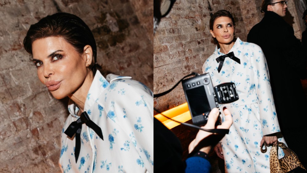 Lisa Rinna at the Jimmy Choo Dinner with Chloe Sevigny and Sandra Choi held at Jean's on Feb. 06, 2025, in New York.