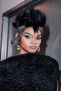 Backstage at the Luar spring 2025 ready-to-wear show at New York Fashion Week.