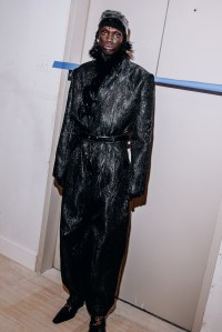Backstage at the Luar spring 2025 ready-to-wear show at New York Fashion Week.