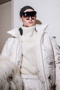 Backstage at the Luar spring 2025 ready-to-wear show at New York Fashion Week.