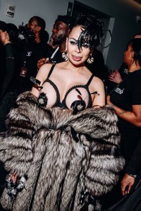 Backstage at the Luar spring 2025 ready-to-wear show at New York Fashion Week.